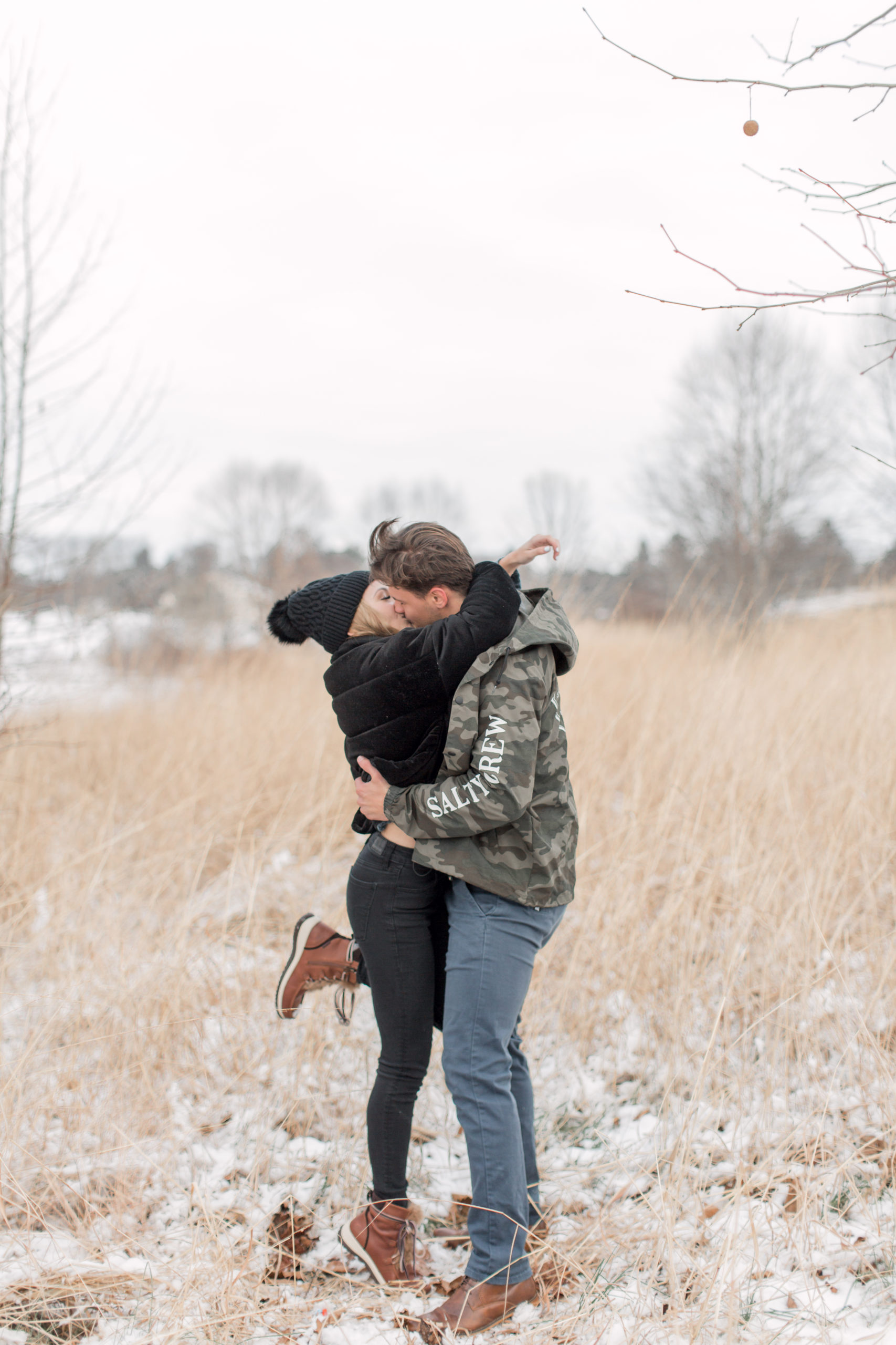 Lancaster PA Winter Couple's photoshoot